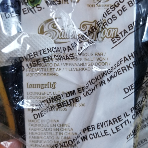 Sailor Moon X loungefly minibackpack - Picture 6 of 6